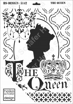 Schablone-Stencil A3 388-5142 The Queen